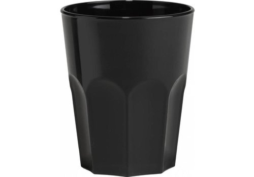  HorecaTraders Glass Rox black | 30 cl | 8 pieces 