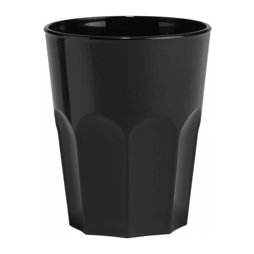  HorecaTraders Glas Rox zwart | 30 cl | 8 stuks 