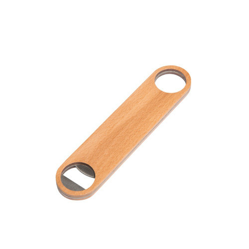  HorecaTraders Flaschenöffner | Edelstahl | Mit Holzgehäuse 