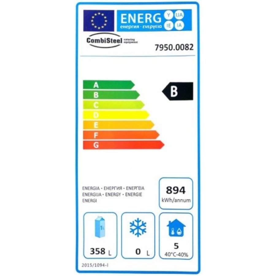 Banc de travail réfrigéré | 3 portes | Moteur droit | Acier inoxydable