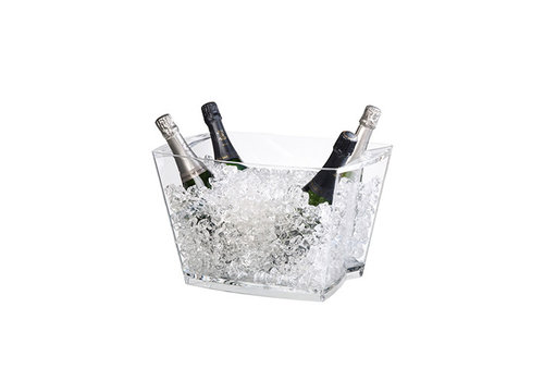 White Ice Bucket Wine Cooler Acrylic - Moet - 3 liters