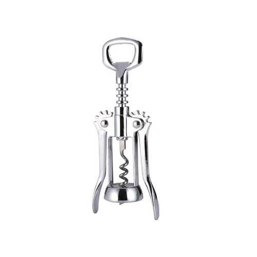  HorecaTraders Corkscrew with two levers Stainless steel 