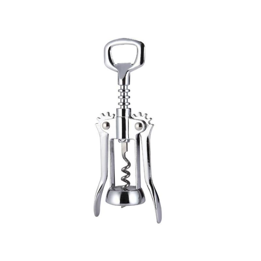 Corkscrew with two levers Stainless steel