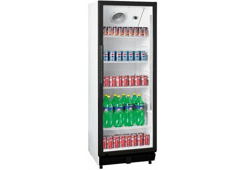  Saro Réfrigérateur à boissons | porte vitrée | Blanc | L 53 x P 63,5 x H 144 cm 