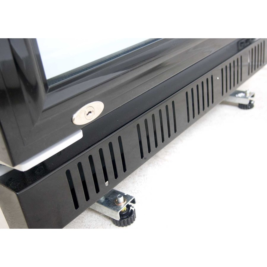 réfrigérateur à boissons avec porte vitrée | Dimensions : L 620 x P 635 x H 1562 | Éclairage LED