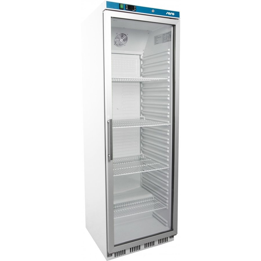 Réfrigérateur à porte vitrée | Dimensions : L 600 x P 585 x H 1850