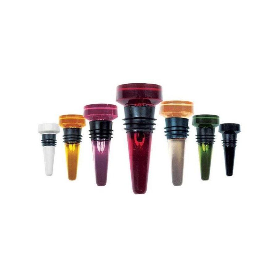 Delta Wine Stoppers | Plastic | 6 pieces