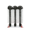 HorecaTraders Rinse brush set | aluminum base | 25 cm (Height)