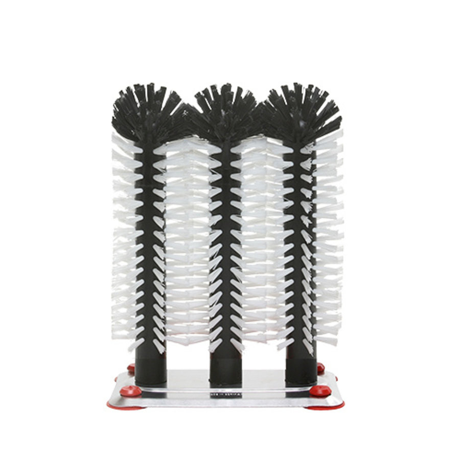 Rinsing brush set | aluminum base | 25 cm (Height)
