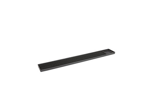  HorecaTraders Barmatte | schwarz | Gummi | 8x60 cm 