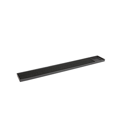  HorecaTraders Barmatte | schwarz | Gummi | 8x60 cm 