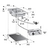 Combisteel Built-in bain-marie element | Gastronorm 1/1