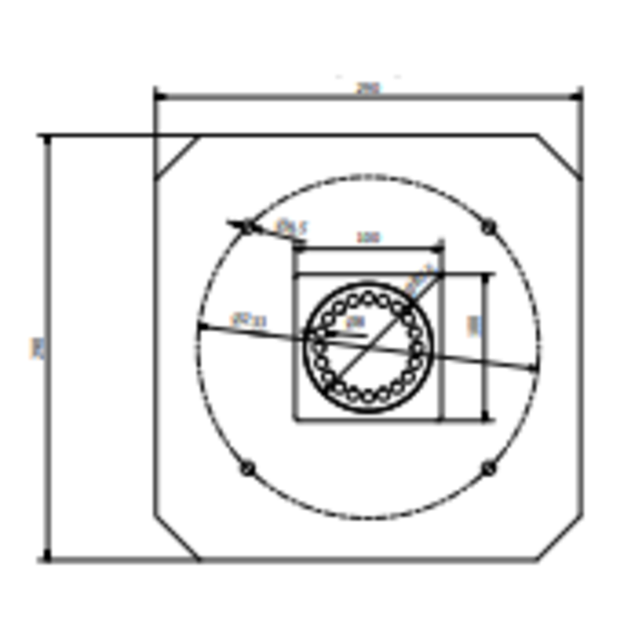 RVS Vloerafvoerput | 100x100 mm | Zijdelingse Afvoer 40 mm