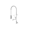 HorecaTraders Pre-rinse shower with intermediate tap | Single hole | Table model