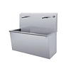HorecaTraders Lavabo en acier inoxydable avec robinet infrarouge (3 tailles)