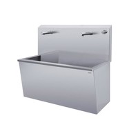Edelstahlwaschbecken mit Infrarot-Wasserhahn (3 Größen)