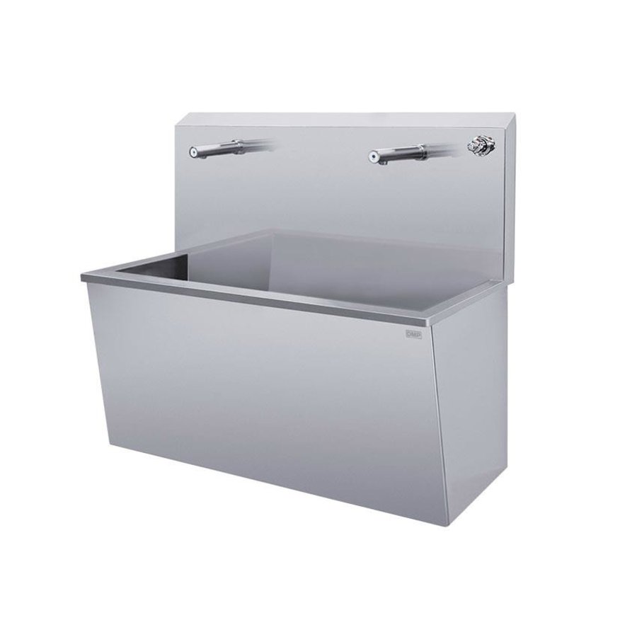 Lavabo en acier inoxydable avec robinet infrarouge (3 tailles)