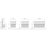 Lavabo en acier inoxydable avec robinet infrarouge (3 tailles)