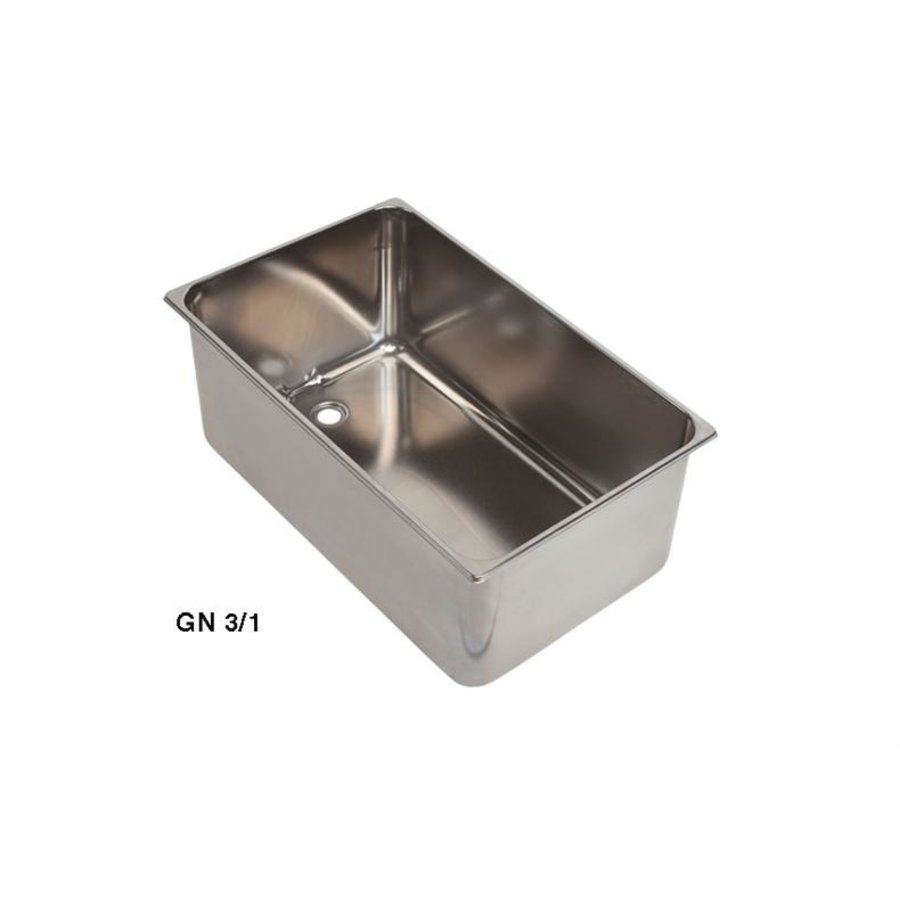 Bol bain-marie en acier inoxydable | Insert (4 tailles)