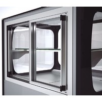 Stainless Steel Refrigerated Display Case With Glass Door | 1.650x730x1.379 mm
