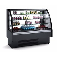 Stainless Steel Refrigerated Display Case With Glass Door | 1.650x730x1.379 mm