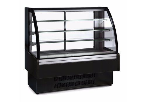  Coreco RVS Koelvitrine Met Glazen Deur |  1.650x730x1.379 mm 