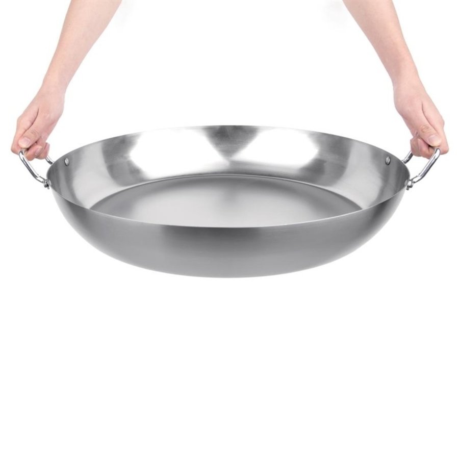 Sheet steel paella pan Ø51cm