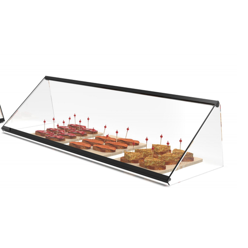  HorecaTraders Neutral showcase | Available in 3 different sizes | Reinforced glass 