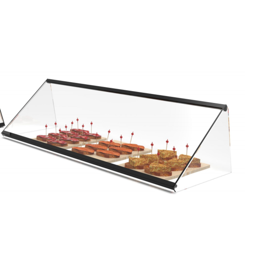 Vitrine neutre | Disponible en 3 tailles différentes | verre trempé