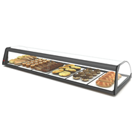Neutral display case | Available in 4 sizes | Tempered glass | LED-lighting