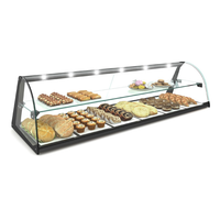 Neutral display case | Available in 4 sizes | Tempered glass | LED lighting
