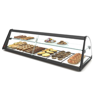 Neutral display case | Available in 4 sizes | Tempered glass | LED lighting