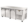 True 3-door stainless steel workbench GN cooling | 83 x 188 x 70 cm