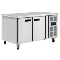 Banc de travail réfrigéré pour pâtisserie | 2 portes | 86 x 151 x 80 cm