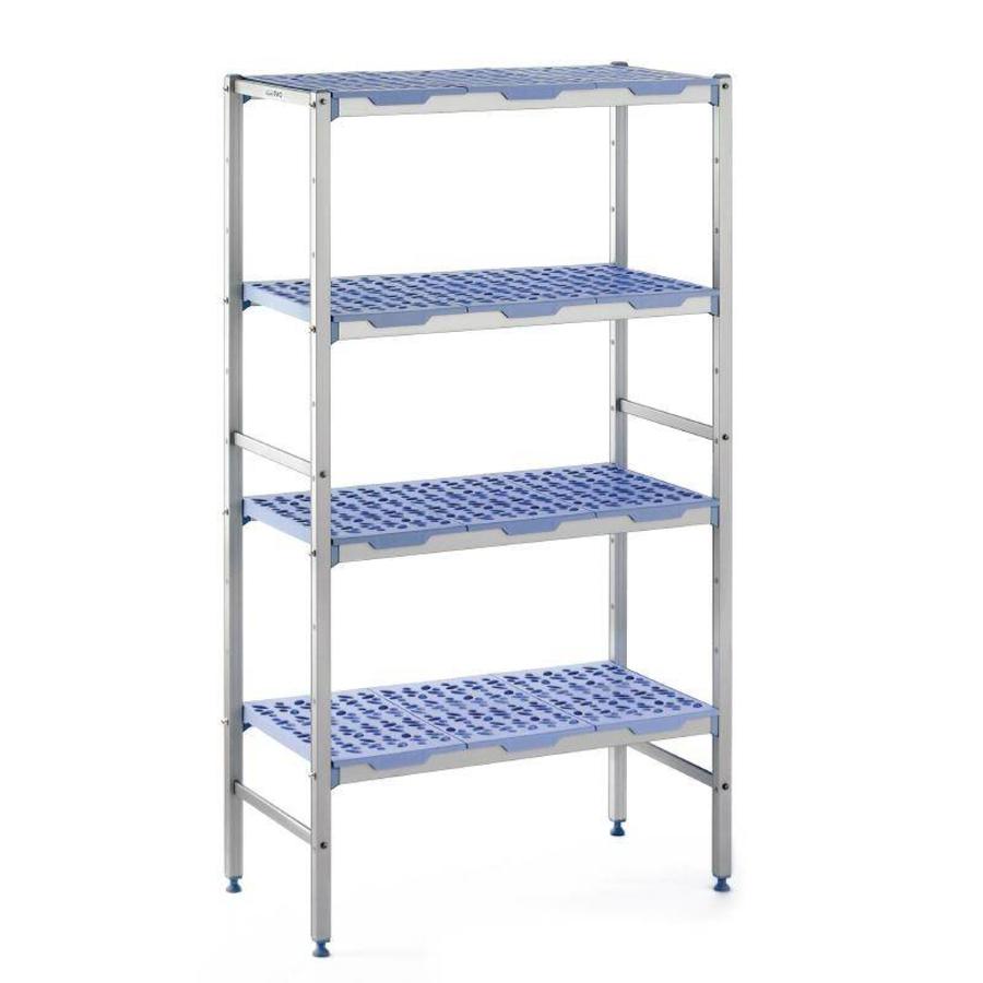 Storage racks with 4 shelves | 12 Formats