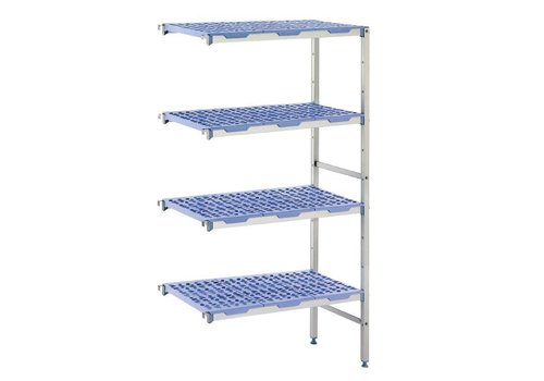  HorecaTraders Storage racks with 4 shelves | 12 Formats 