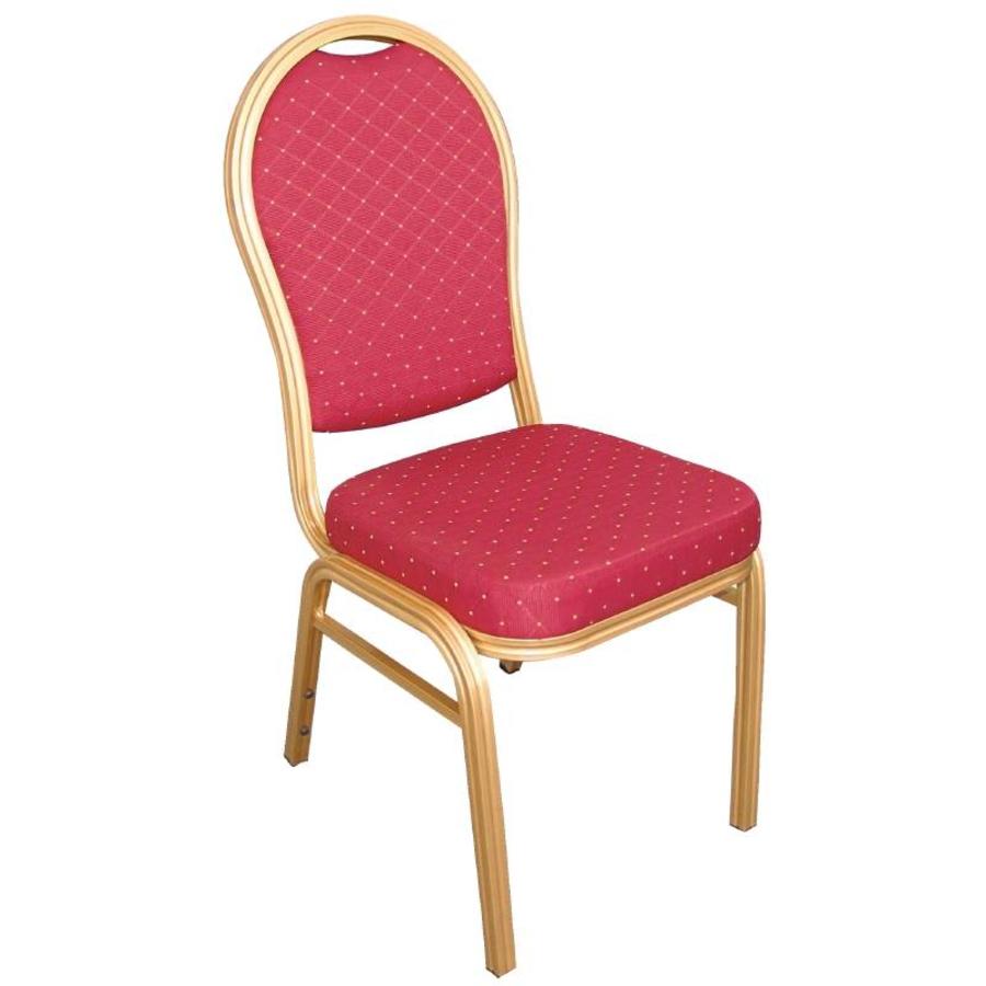 Stapelbare Konferenzstühle rot | 4