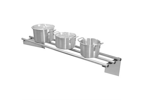  Vogue Stainless steel wall shelf | 30 x 120 cm 