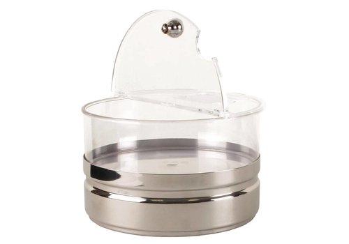  HorecaTraders Vitrine de buffet réfrigérée avec couvercle à charnière | 22 cm Ø 