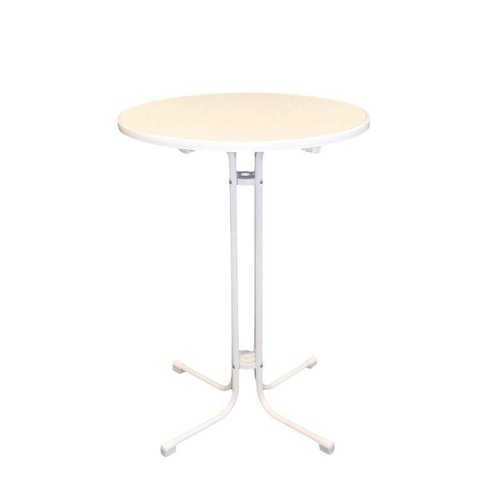  HorecaTraders Party-Stehtisch Weiß | Ø80 cm 