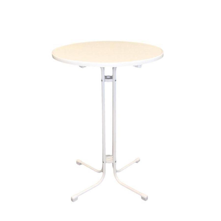Party-Stehtisch Weiß | Ø80 cm