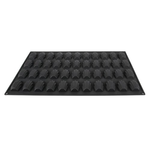  HorecaTraders Moules à madeleines en silicone | 44 madeleines 
