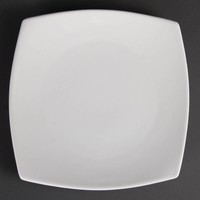 Assiettes plates en porcelaine 24 cm (12 pièces)