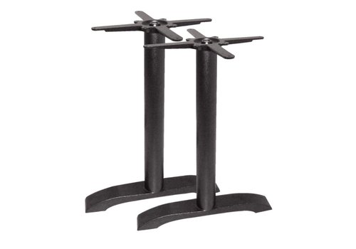  Bolero Pieds de table doubles en fer - hauteur 72 cm - SÉRIE PRO 