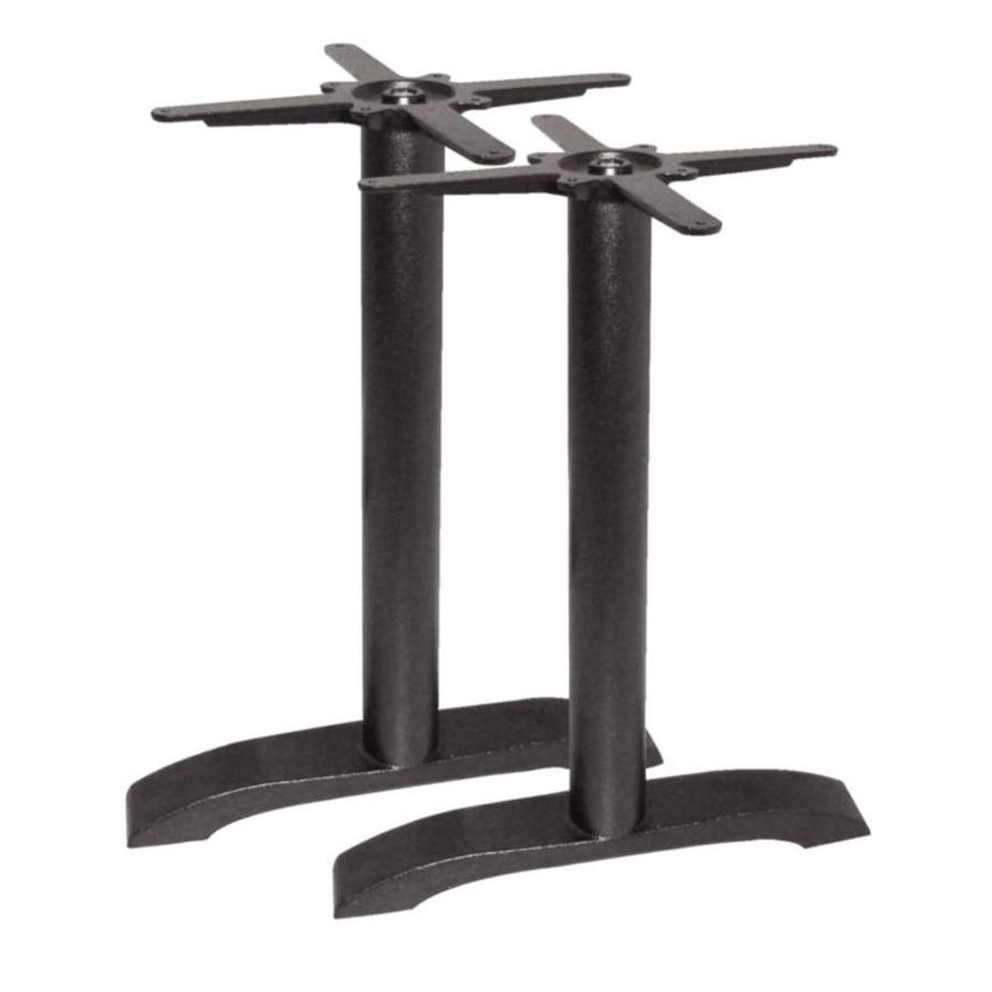 Pieds de table doubles en fer - hauteur 72 cm - SÉRIE PRO