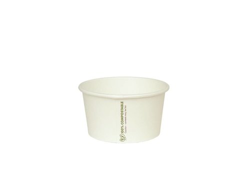  HorecaTraders Biodegradable soup bowl (500 pieces) | 2 Formats 