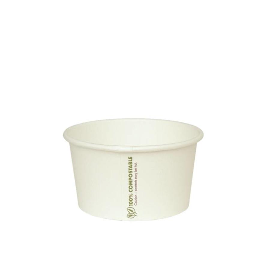Bol à soupe biodégradable (500 pièces) | 2 formats