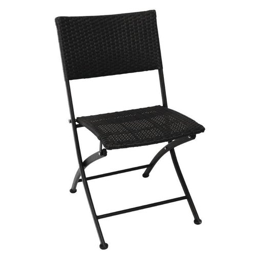  Bolero Chaise de patio pliable en rotin | 2 pièces 