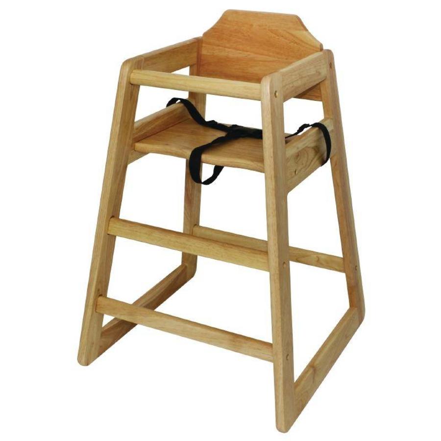 Chaise haute Hospitality Naturelle - EMPILABLE