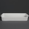 Olympia Weiße Auflaufform rechteckig 32x17cm | 6 Stück
